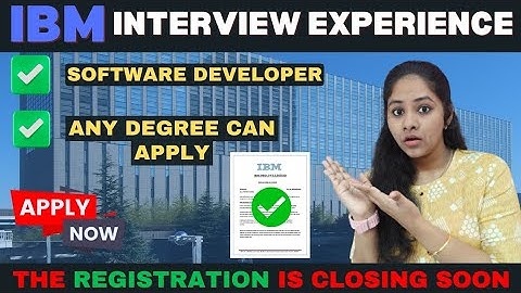 IBM Interview Process 2024 in Tamil🚀🔥 | IBM Recruitment 2024 | Software Developer💥 | IT Jobs