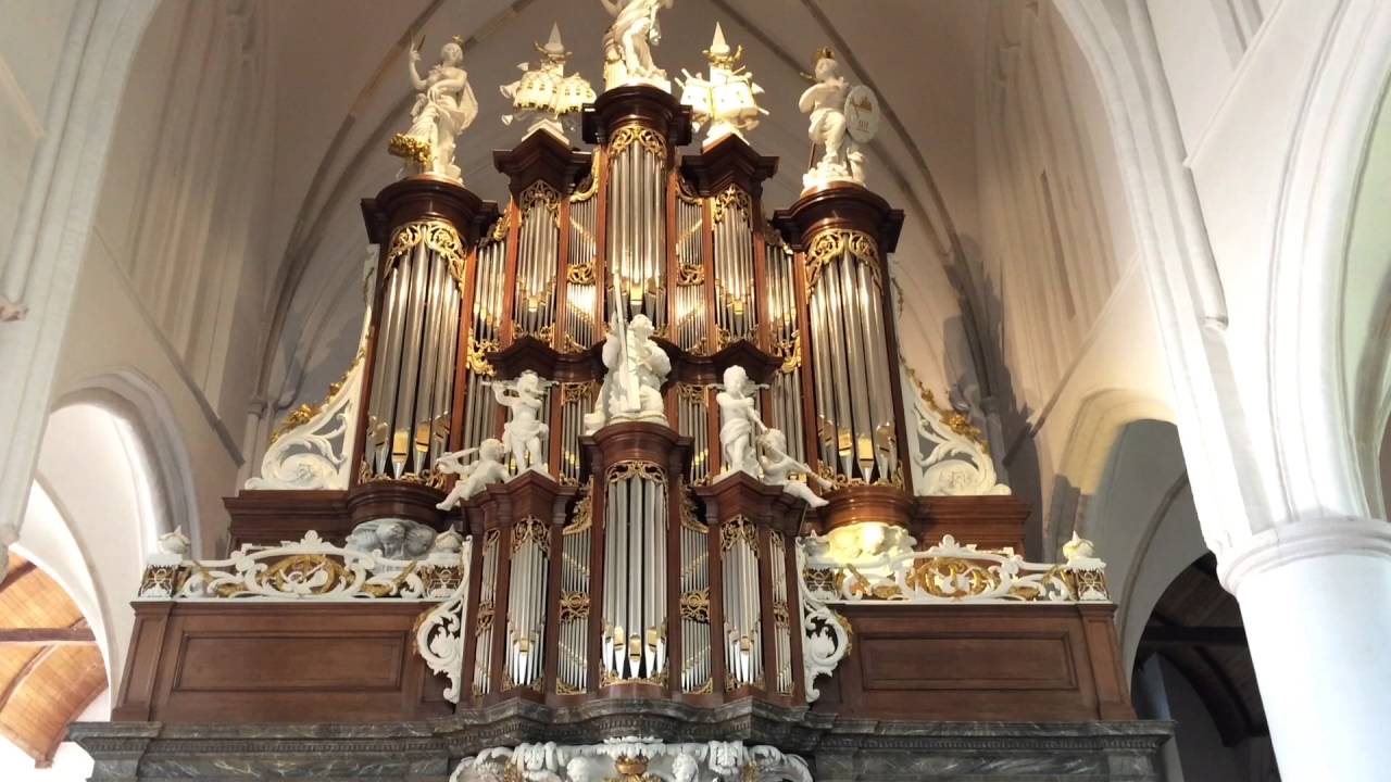 Kees Nottrot bespeelt Hinsz-Van Damorgel Martinikerk Bolsward