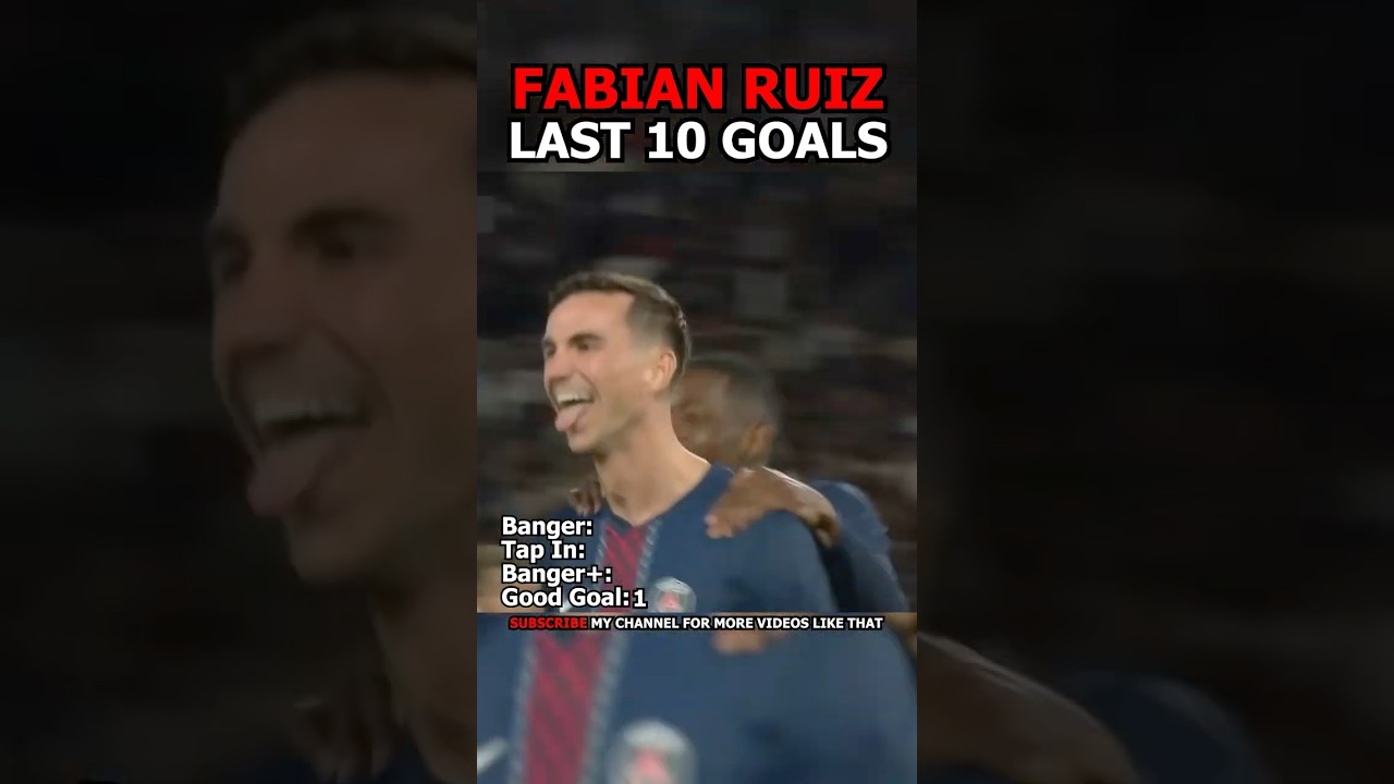 FIFTH GOAL IS CRAZY! Fabian Ruiz last 10 goals 