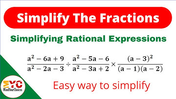 Simplifying Rational Expression | Simplify The Fraction | Reduce Into Lowest Term @MindYourChoices