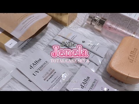 UNBOXING: d'Alba x Jenela Totat Care Set B ♡