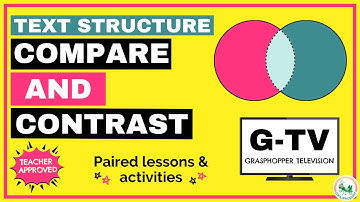 Compare and Contrast Text Structure Nonfiction Texts for Kids