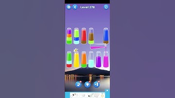 Water Sort – Color Puzzle Game Levels 278