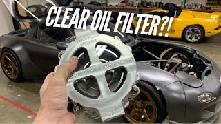 I can watch the 4 Rotor Destroy its Bearings with a See Through Oil Filter! Rat Rat returns