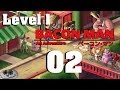 Bacon man an adventure gameplay  no leveling level 1  playthrough  part 2