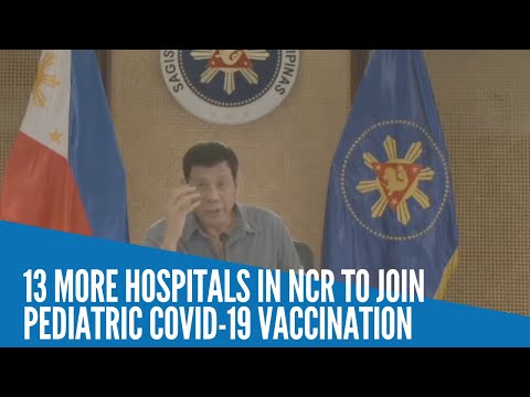 13 more hospitals in NCR to join pediatric COVID-19 vaccination