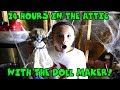 24 Hours In The Attic With The DOLL MAKER!