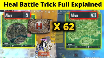 Heal Battle Trick Explained in Conqueror 😱 -SAMSUNG,A3,A5,A6,A7,J2,J5,J7,S5,S6,S7,59,A10,A20,A30,A50