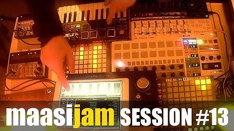 Volca Keys, Bass Station 2, Beatstep Pro, Animoog - maasijam session #13