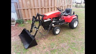Celebrity Homemade Front End Loader Build on a Garden Tractor - PART 1 Net Worth