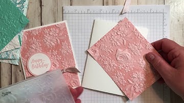 Country Floral Embossing Folder Techniques Part 2