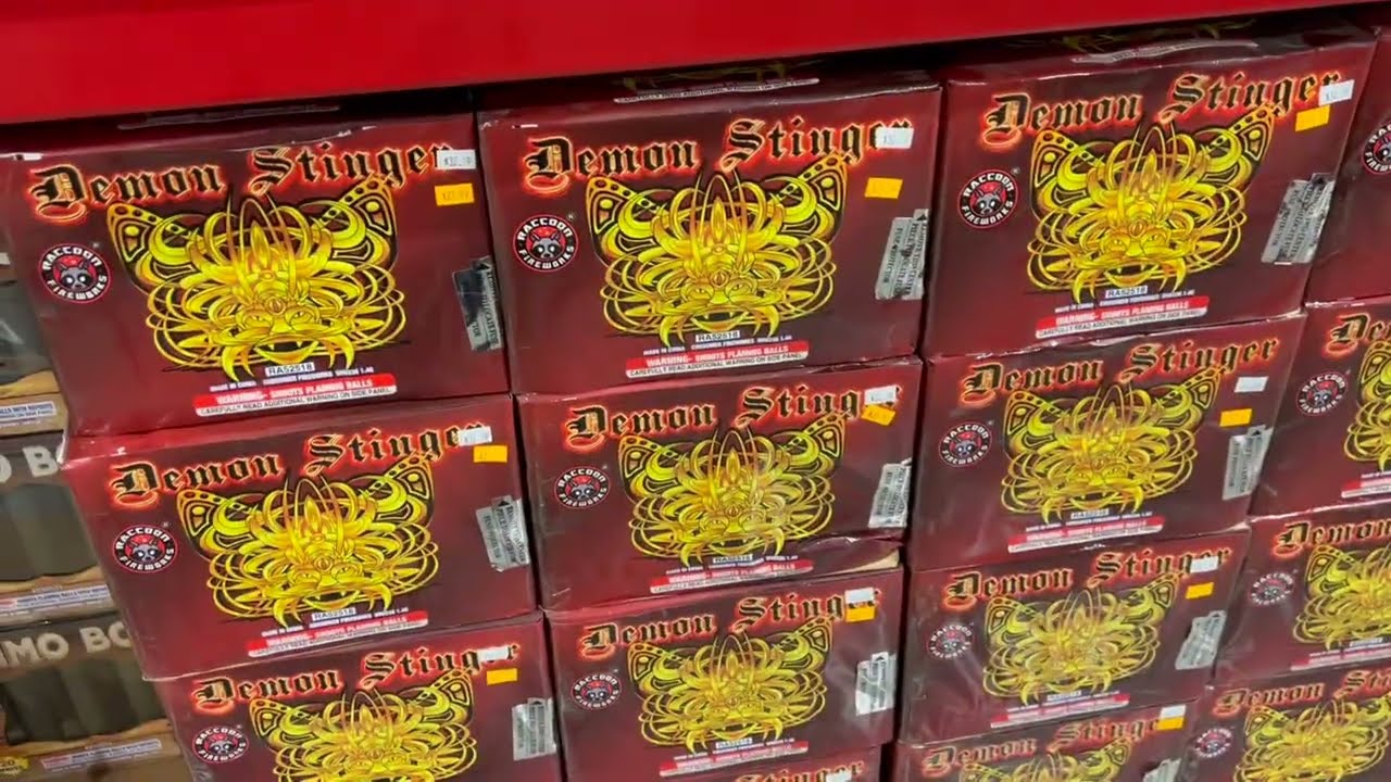 Firework Superstore Discount Section First Half - June - It's Loaded Up!!