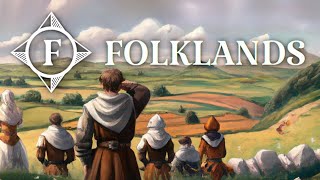 FOLKLANDS |  This Realistic NEW Survival Settlement City Builder Has PvP &  'The Settlers' Gameplay!