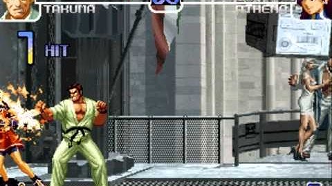 Takuma Sakazaki Combo - The King of Fighters 2002
