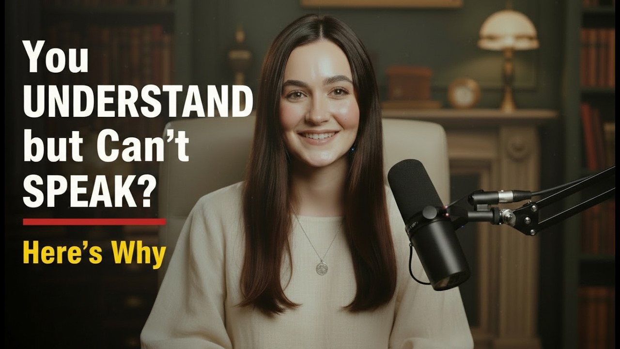 Why You Understand English but Struggle to Speak