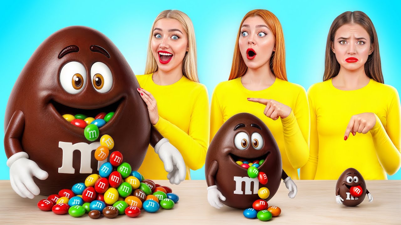 Velký, Střední a Malý Talířová Výzva | Zábavné Kuchařské Triky Bubba DO Challenge