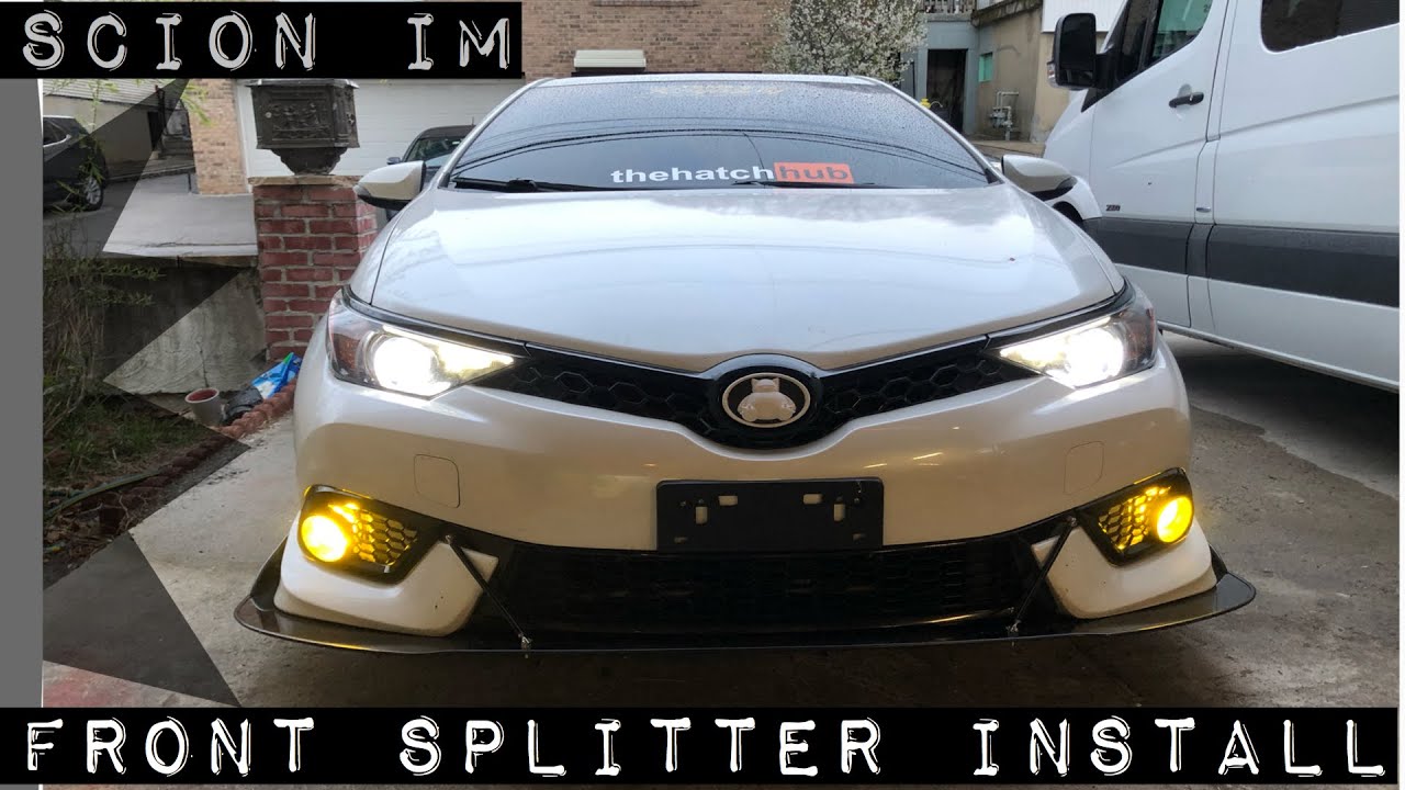 Scion IM splitter install