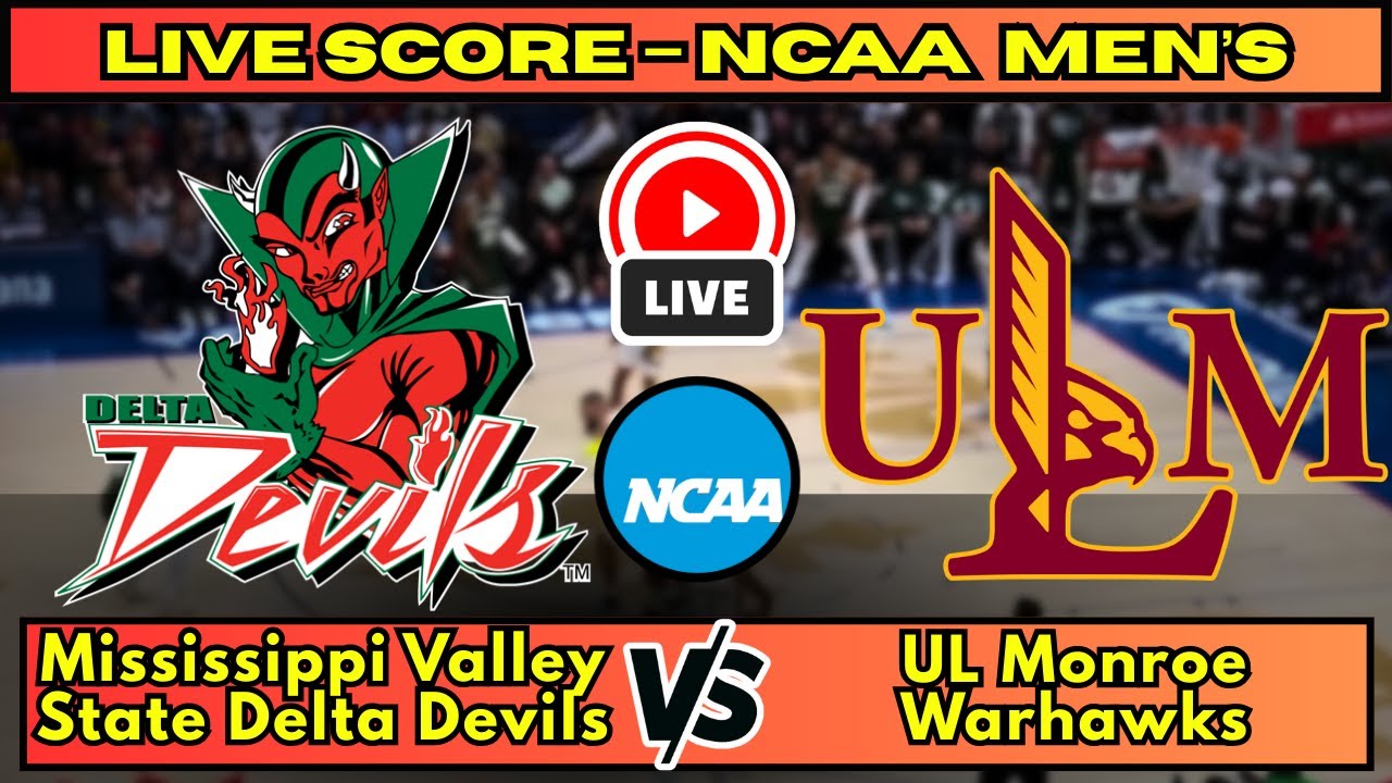🔴 Mississippi Valley State Delta Devils vs UL Monroe Warhawks NCAA Men’s Basket Live Score Upd Dec 3