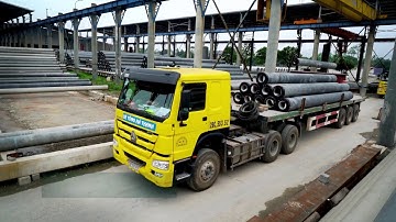 QUY TRÌNH SẢN XUẤT CỌC TRÒN BÊ TÔNG CỐT THÉP DỰ ỨNG LỰC