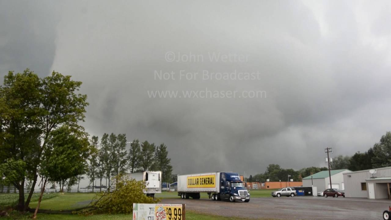 July 11, 2016 Watkins, MN Tornado Moving Through Town YouTube