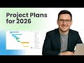 2026 Project Plan In Excel (Template, Milestones &amp; Clean Gantt)