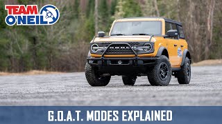 Ford Bronco G.O.A.T. Modes Explained