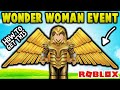 HOW TO GET Golden Armor! Roblox Wonder Woman Event!