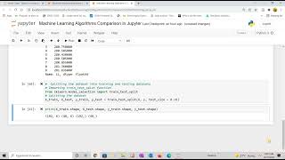 Machine Learning Models Comparison  for a  Regression Problem in Jupyter Notebook