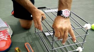 Tennis Hopper Wheels ZUBRIC® Save & Roll Wheels Installation Video 1