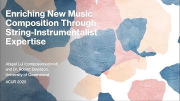 Exploring Collaboration between Composers and String Players 🎻 (ACUR Conference 2025)