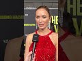 #EmilyBlunt Talks Shooting Intense Scenes With #DwayneJohnson in #TheSmashingMachine #shorts