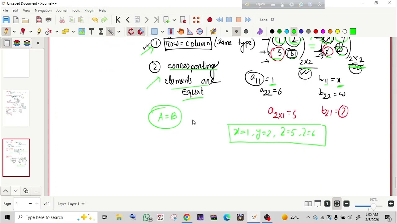 Class 02 Basic Concepts of Matrices