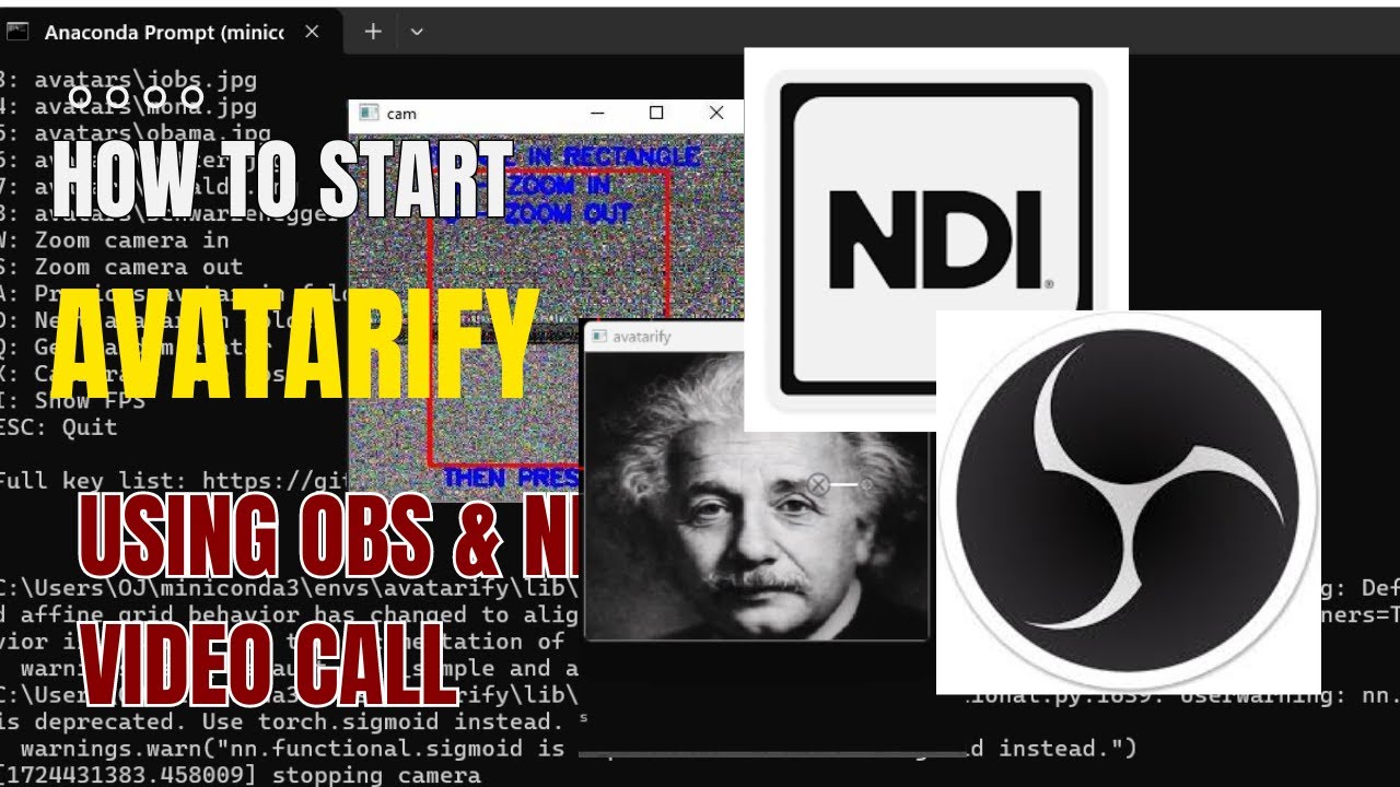 HOW TO START PRANK/FAKE VIDEO CALL WITH AVATARIFY USING OBS AND NDI ...