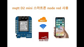 mqtt D2 mini 스마트폰 node red 사용하여 프로그램 [두원공과대학교 AI융합과 김동일교수] 1.16.2.3