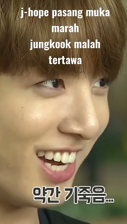 j-hope pasang muka marah jungkook malah tertawa #jhope #jungkook #bts
