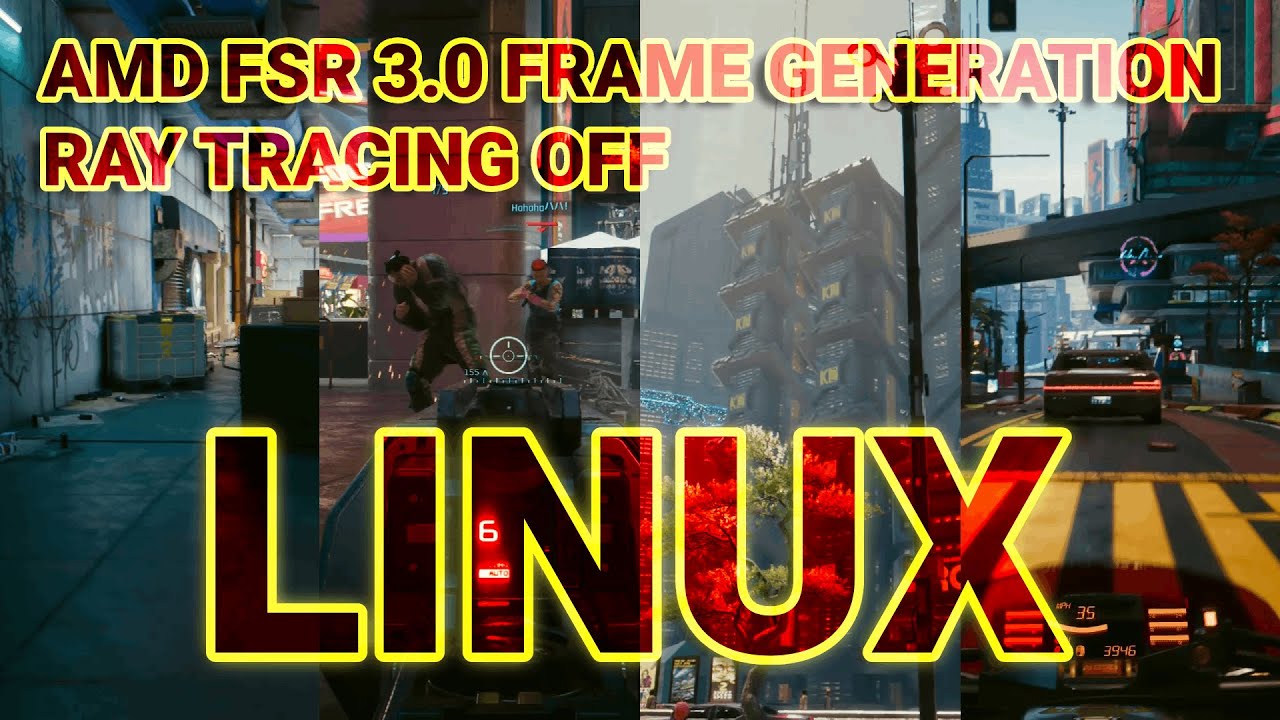 Cyberpunk 2077 | Nobara Linux 40 | 2024 Game Play | AMD FSR 3.0 Frame Generation | RT OFF