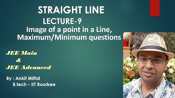 Straight Line L-9 Image of a point in a line, Maximum/Minimum questions (PA+PB)/(PA-PB) #jeeadvance#