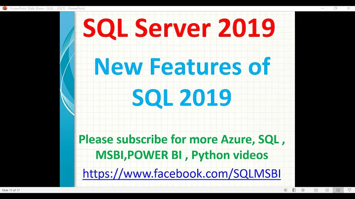 New Features of SQL 2019 | sql 2019 features