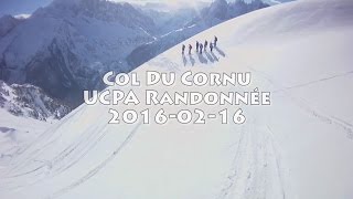 Off-Piste and Ski-touring, Col du Cornu, Argentière, Chamonix, France, 2016
