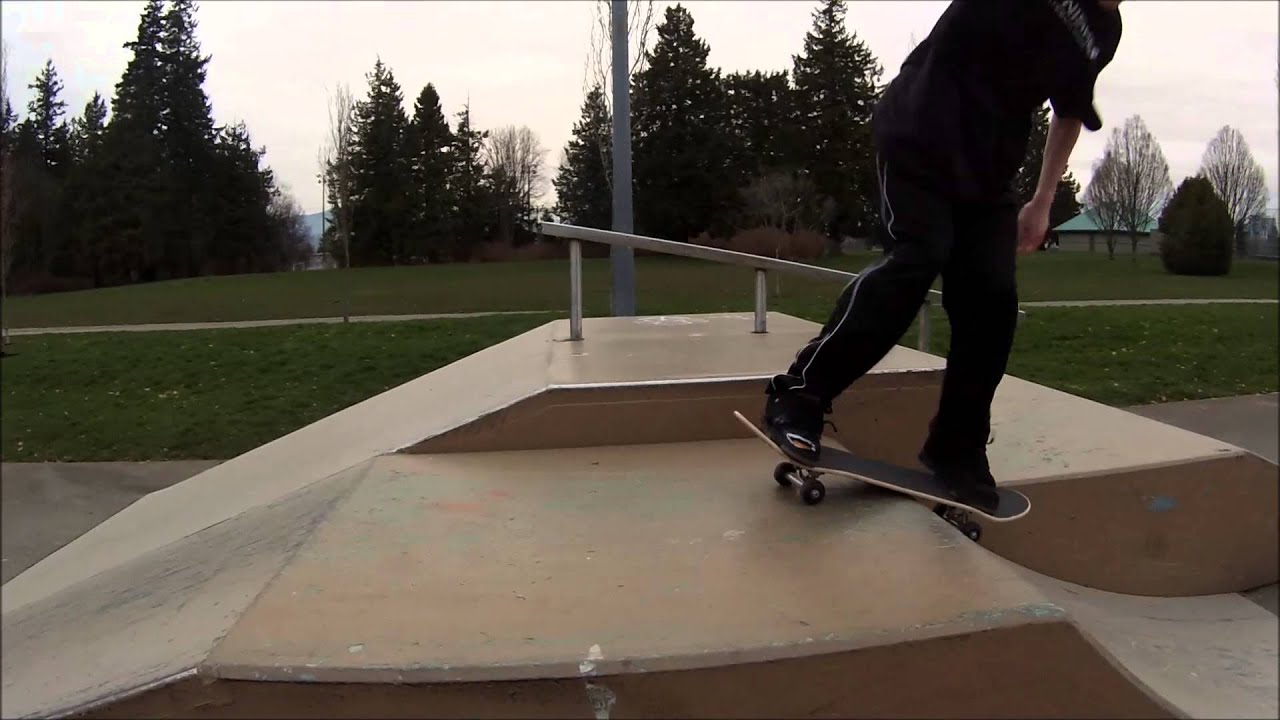 Punisher Skateboards Team Rider Chadd Sinclair At Royal Kwantlen Skatepark