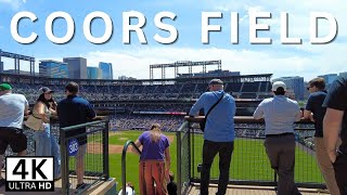 [4K] Coors Field Walking Tour | Colorado Rockies | Denver, CO