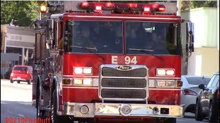 LAFD Engine 94 Responding