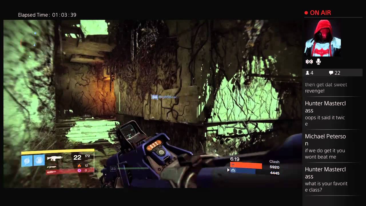 DarkKnight_6758's Live PS4 Broadcast  Destiny