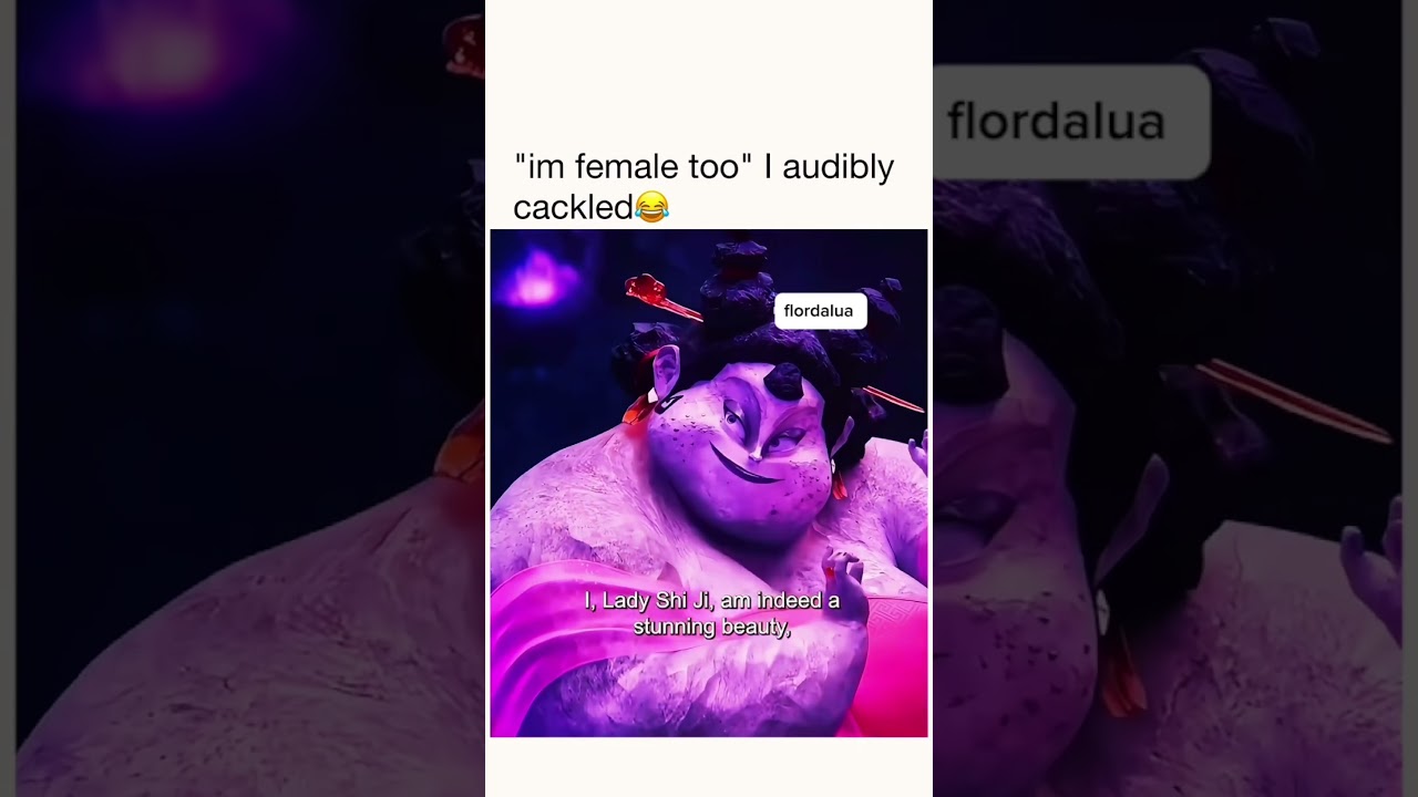 "im female too" I audibly cackled 🤣