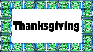THANKSGIVING Poem - GIVE THANKS - by Jamie Harris Coleman (1918)