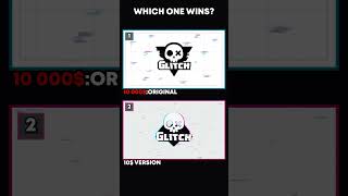 Which Animaiton Logo wins? 10 000$ vs 10$ #logo #comparison