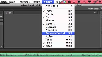How to Put Metadata in Soundbooth Files : Audio & Video Files