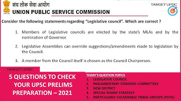 18th May 2021 Mock Questions for UPSC Prelims | Useful for all Competitive Exams