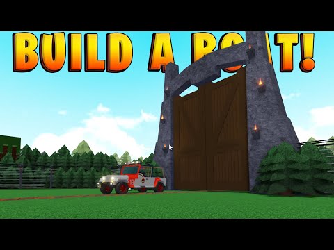 roblox jurassic park speed built ( Build A Boat )