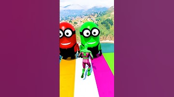 GTA 5 Epic Water Ragdolls | Spider-Man Jumps / Fails ep.15008 #shorts